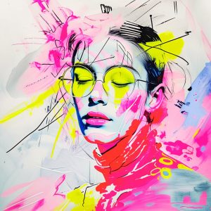 Print "love always meets Popart" 50x50 cm