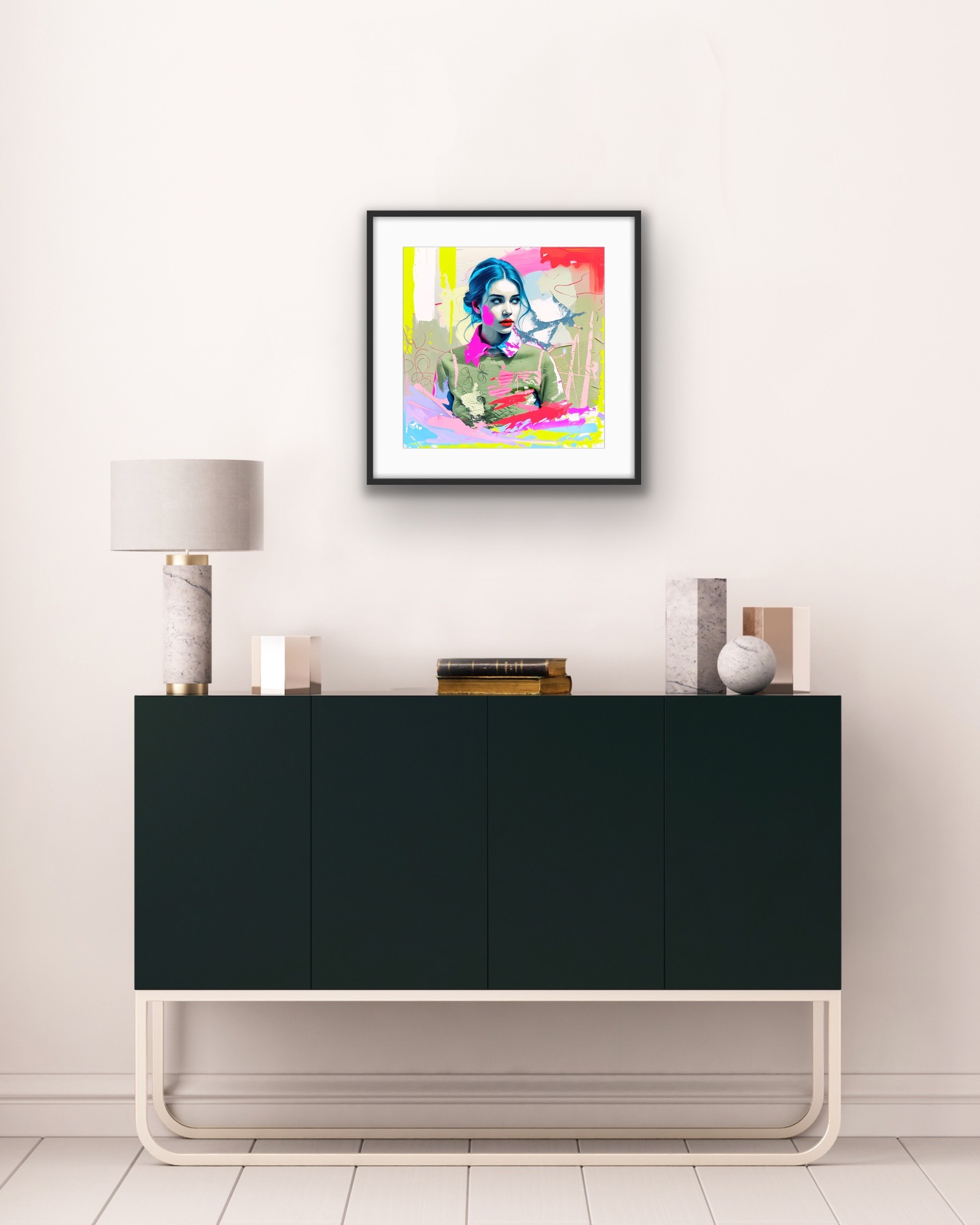 Print "Lemon Girl" 50x50 cm – Bild 2