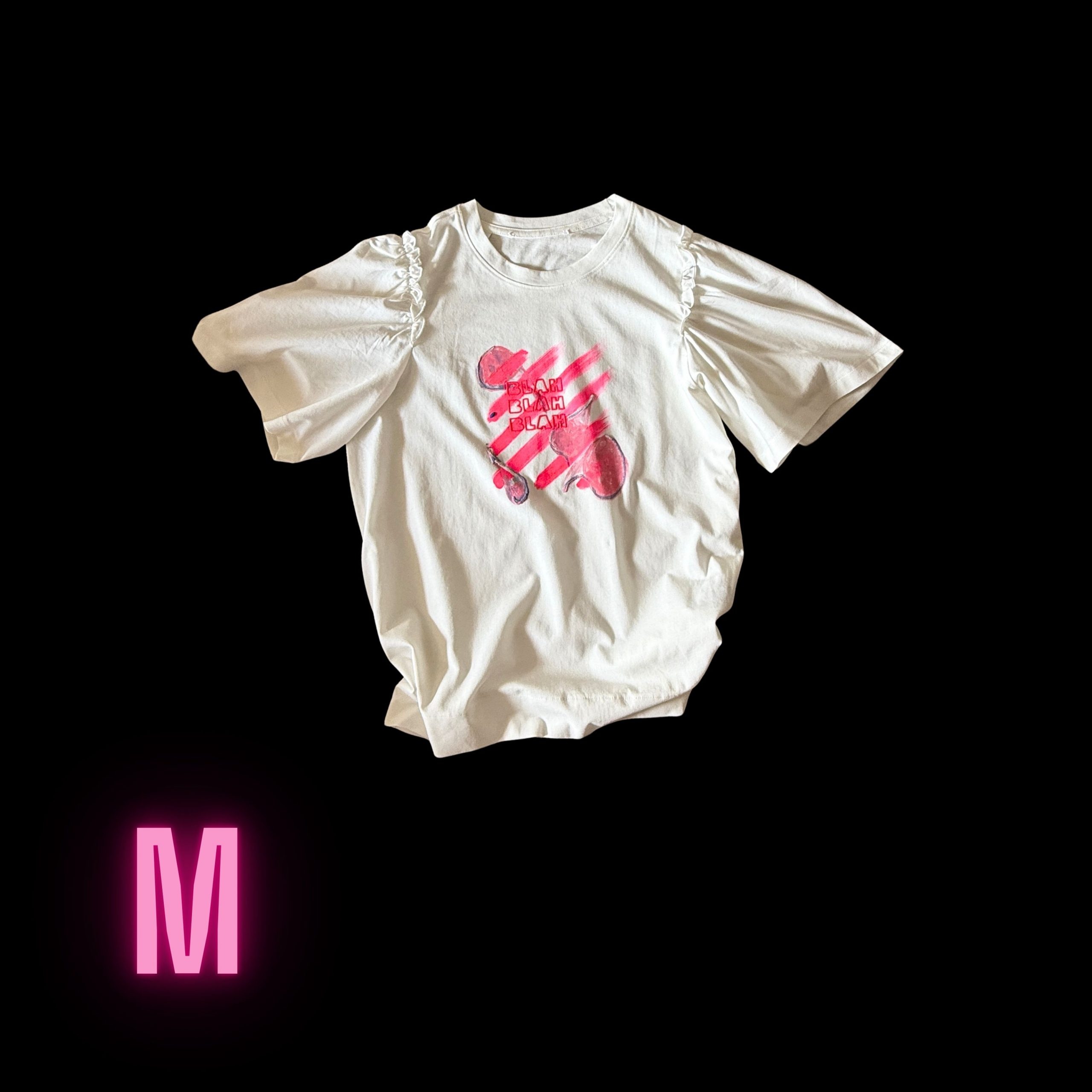 Größe M - Pink Blah Blah - Damen