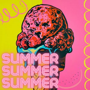 Print "Summer Ice" 50x50 cm