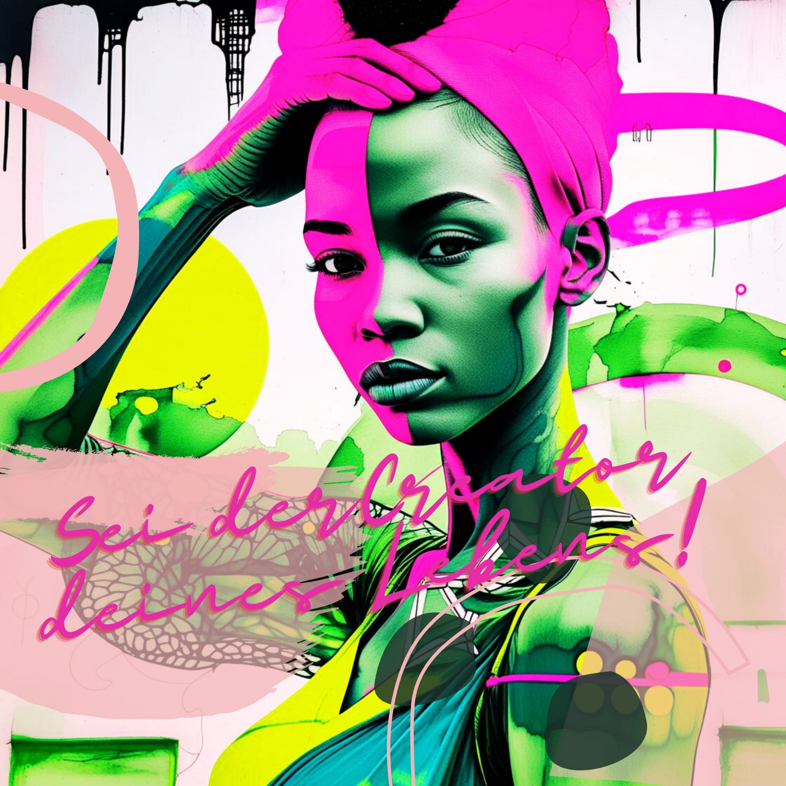 Print "Sei der Crestor deines Lebens" 50x50 cm